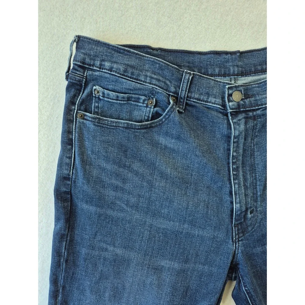 Levi\'s 541 Athletic Taper Mens Dark Wash Blue Stretch Jeans 38x34 18181-0216